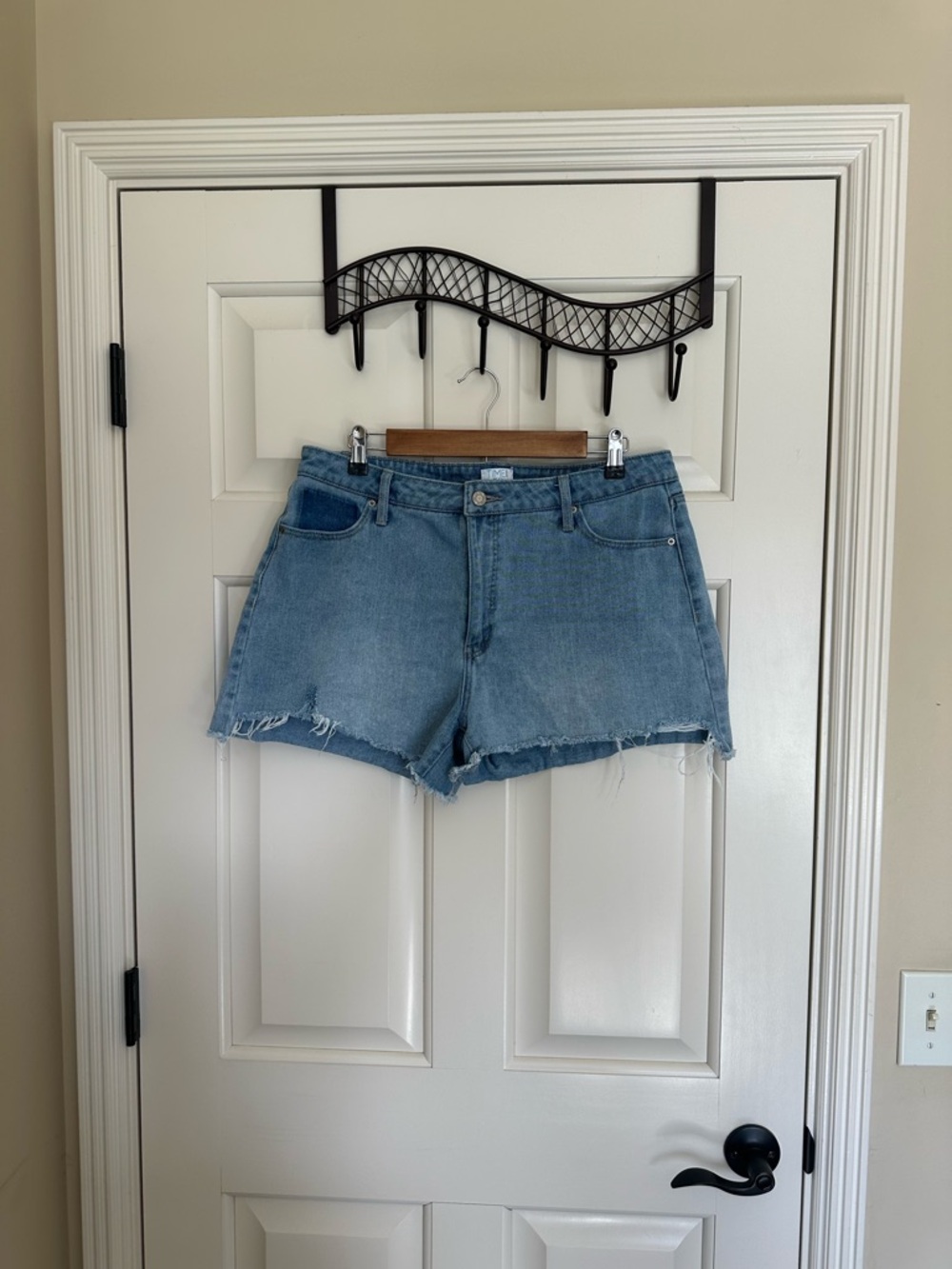 Time and Tru Light Blue Denim Cutoff Shorts